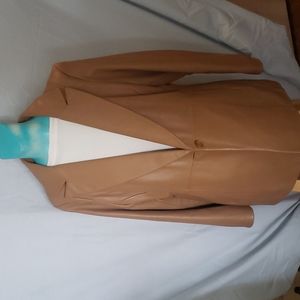 Leather blazer JLC New York